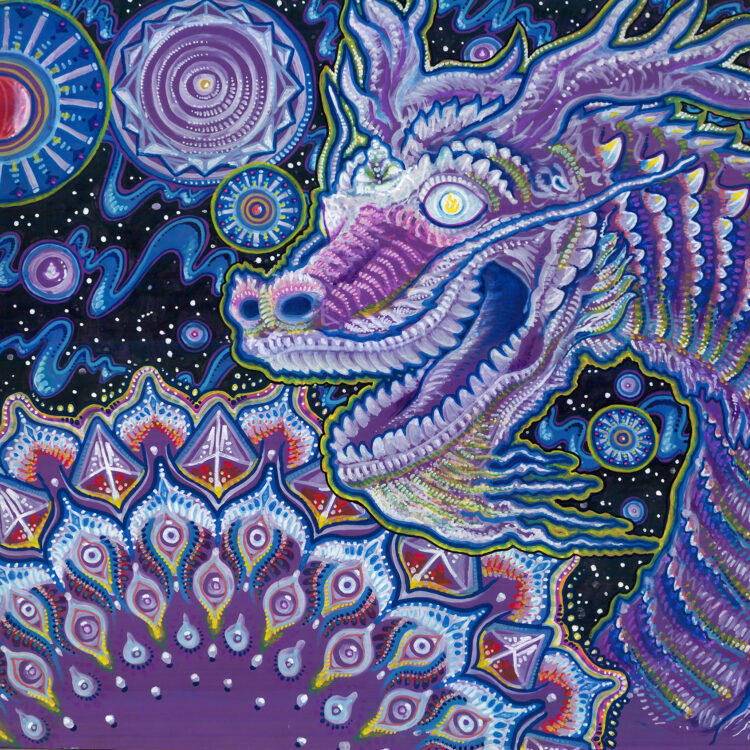 Artwork of a dragon by Michael Garfield