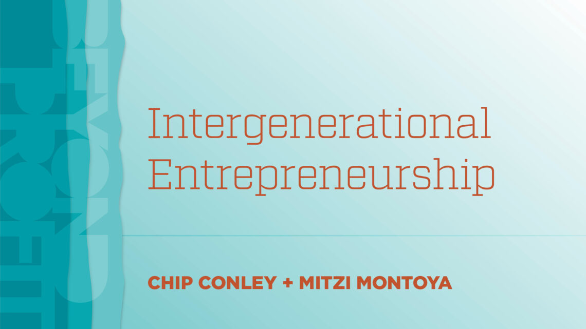 Beyond Profit Event - Intergenerational Entrepreneurship